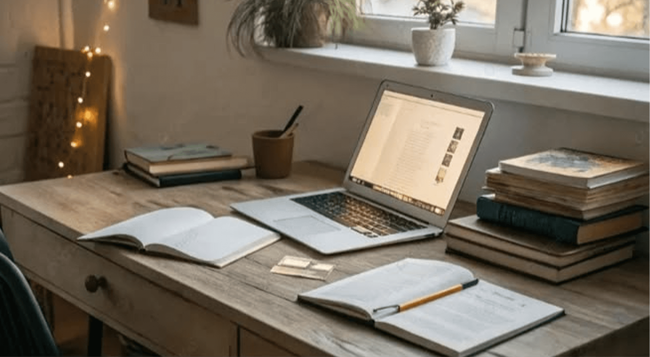 Ghostwriter workspace with manuscript drafts